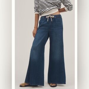 Pilcro Blue Flare & Wide Leg Jeans